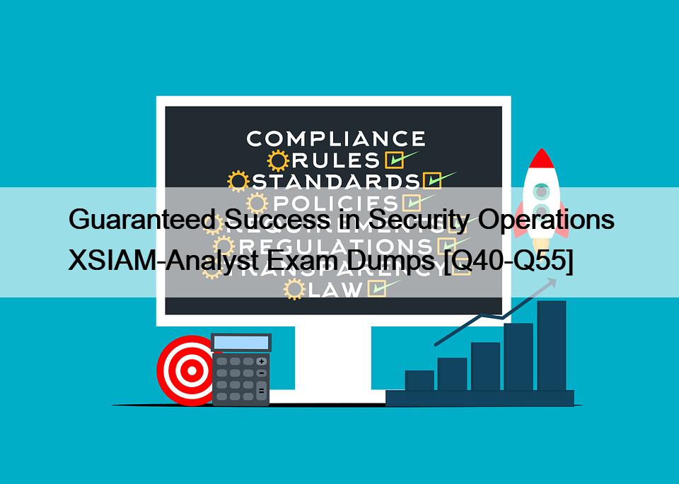 Guaranteed Success in Security Operations XSIAM-Analyst Exam Dumps [Q40-Q55]